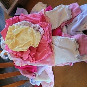 Assorted baby girl clothing 6-9 months